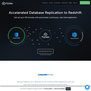 FlyData - Real Time MySQL Replication to Amazon Redshift