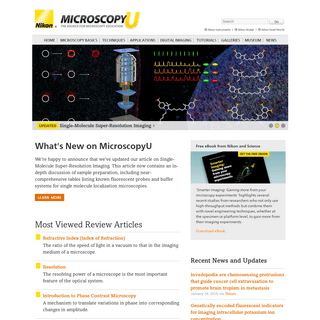 MicroscopyU - The Source for Microscopy Education