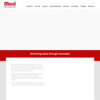 MAXI Haulage – Delivering value through innovation