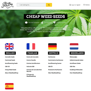 Buy Cheap Cannabis Seeds Online – WeedSeedShop UK