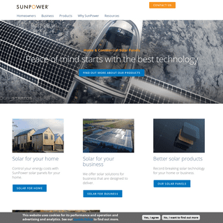 Home & Commercial Solar Panel Company | SunPower Global