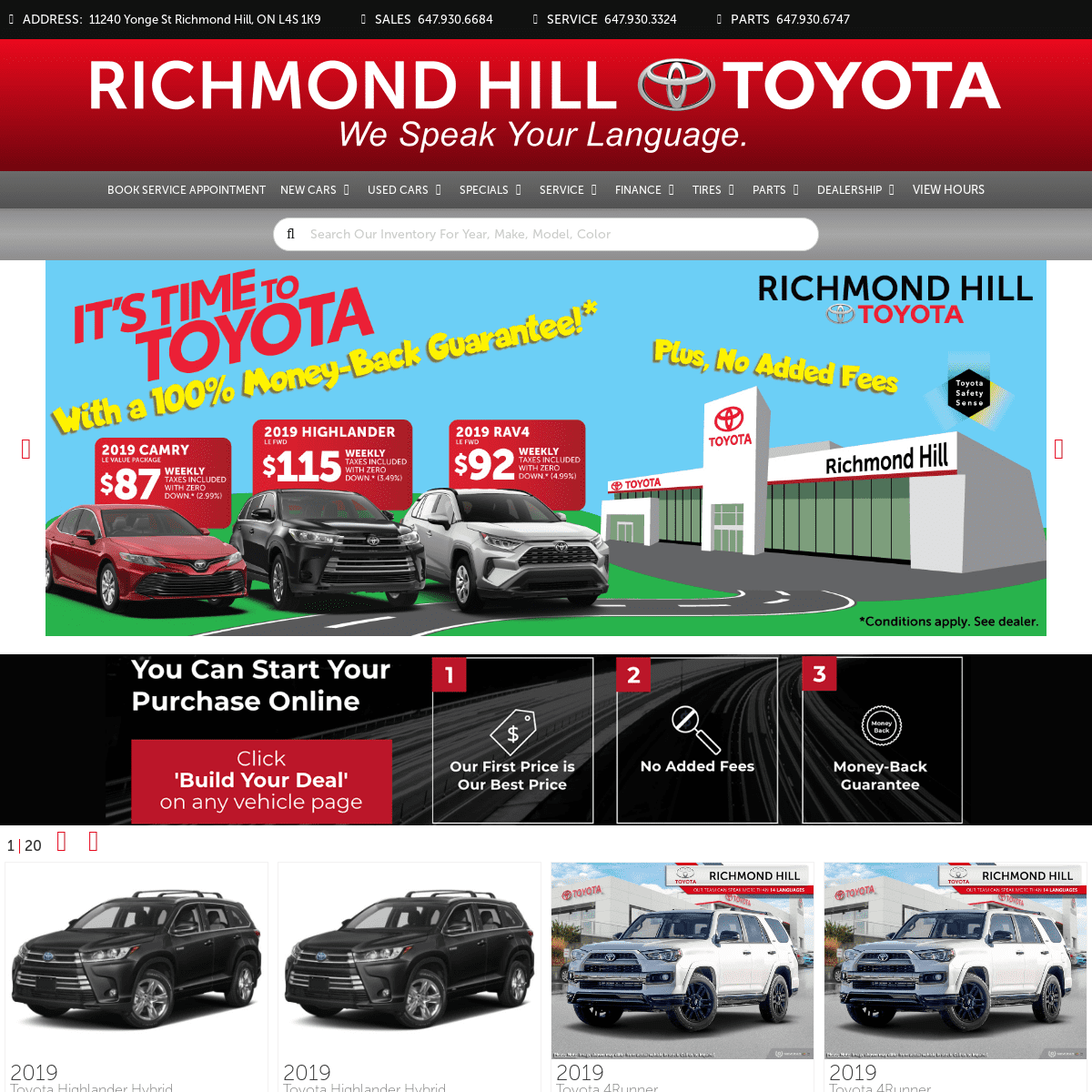 Richmond Hill Toyota | Home