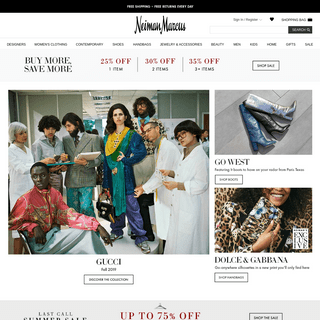 Designer Clothing, Shoes, Handbags, & Beauty | Neiman Marcus