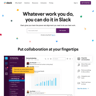 Where work happens | Slack