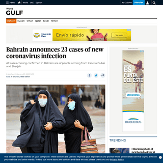 Bahrain announces 23 cases of new coronavirus infection - Bahrain â€“ Gulf News