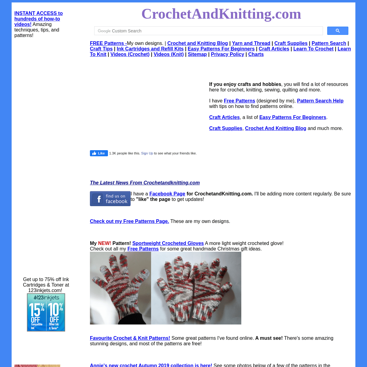 A complete backup of crochetandknitting.com