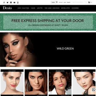 DesioÂ® Official Online Store - Color contact lenses