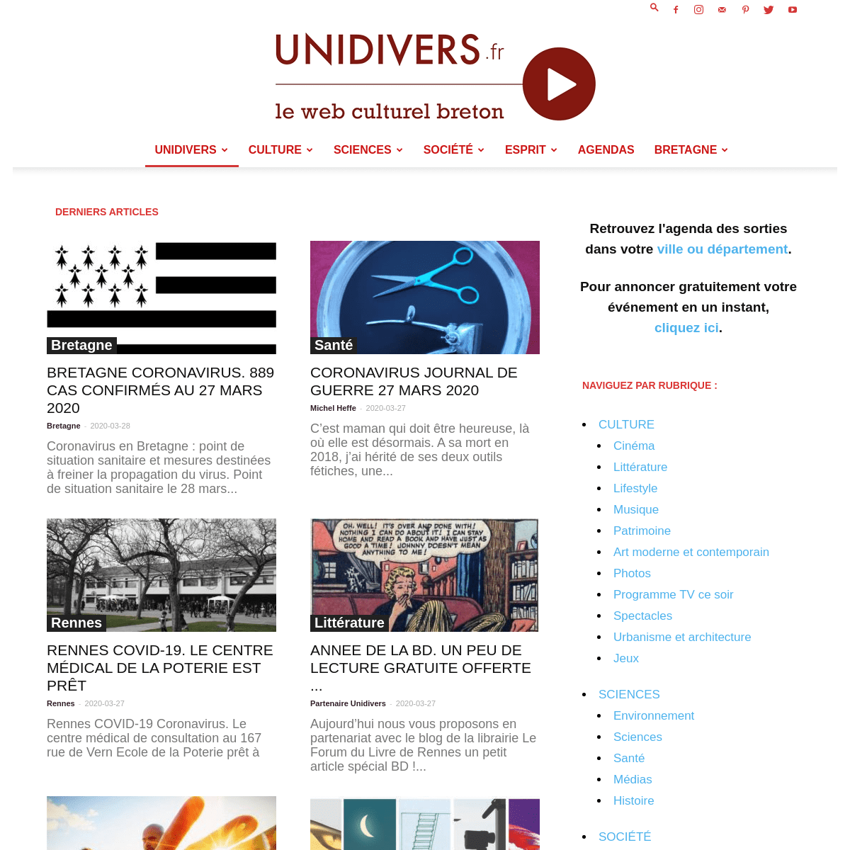 A complete backup of unidivers.fr