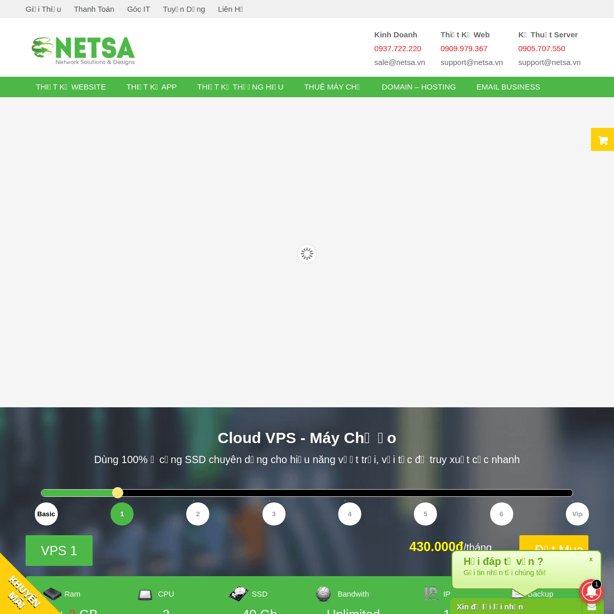 A complete backup of netsa.vn