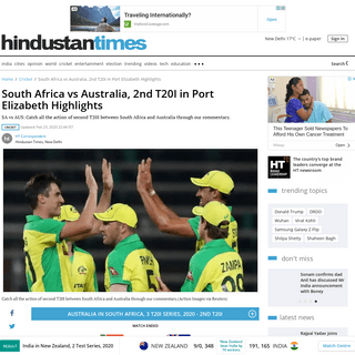 A complete backup of www.hindustantimes.com/cricket/south-africa-vs-australia-2nd-t20i-in-port-elizabeth-live-cricket-score-and-
