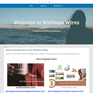 Home - Health Wellness and Lifestyle Advice - Wellness Wires