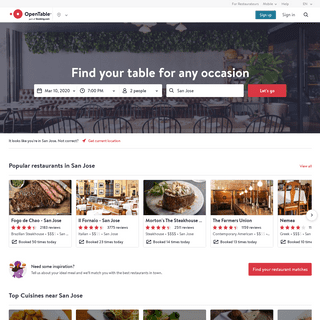 A complete backup of opentable.com