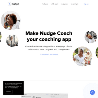 Nudge Coach. The online coaching platform for coaches and teams.