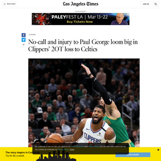A complete backup of www.latimes.com/sports/clippers/story/2020-02-13/clippers-paul-george-celtics-hamstring