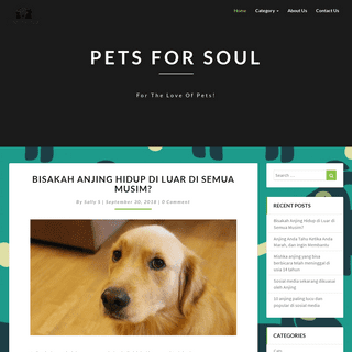 A complete backup of pets-for-soul.com