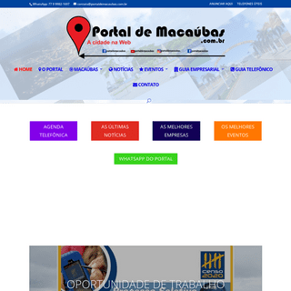 A complete backup of portaldemacaubas.com.br