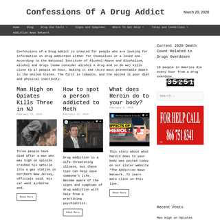 A complete backup of confessionsofadrugaddict.com
