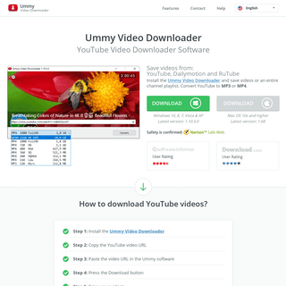 Ummy YouTube Video Downloader for PC - Windows & Mac OS