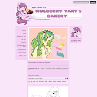 A complete backup of mulberrytarthorse.tumblr.com