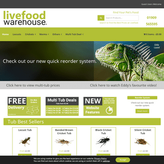 A complete backup of thelivefoodwarehouse.co.uk