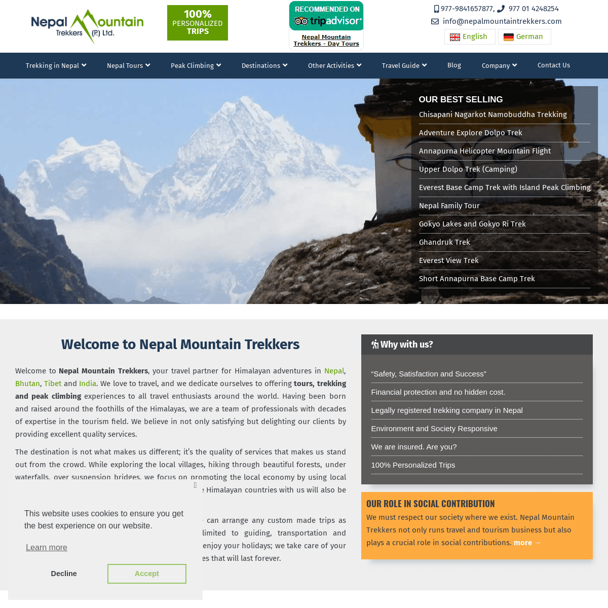 A complete backup of nepalmountaintrekkers.com