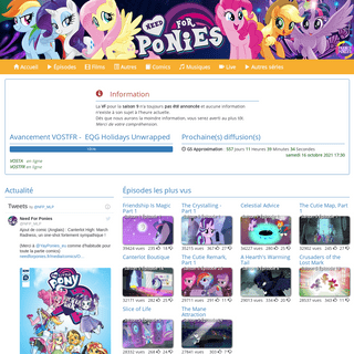 A complete backup of needforponies.fr