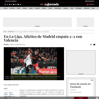 A complete backup of www.jornada.com.mx/ultimas/2020/02/14/en-la-liga-atletico-de-madrid-empata-2-2-con-valencia-9272.html
