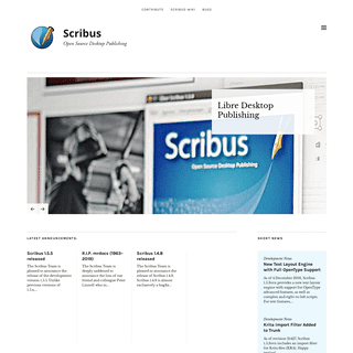 Scribus â€“ Open Source Desktop Publishing