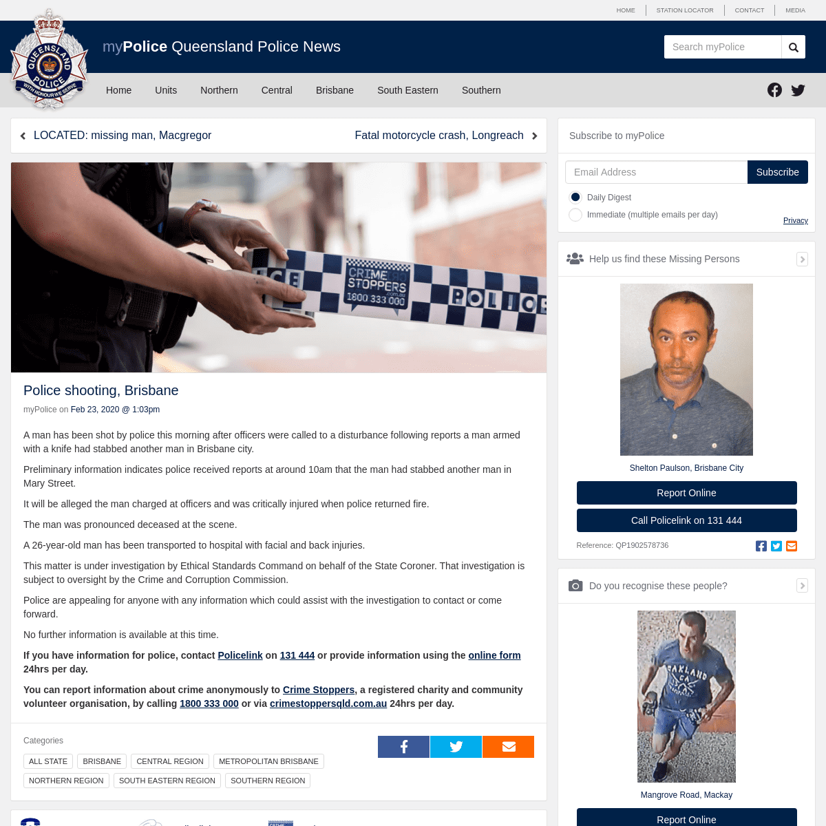 A complete backup of mypolice.qld.gov.au/news/2020/02/23/police-shooting-brisbane/