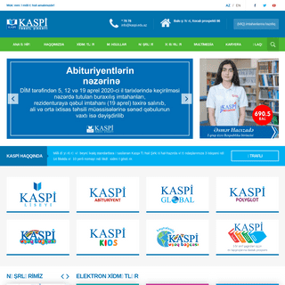 A complete backup of kaspi.edu.az