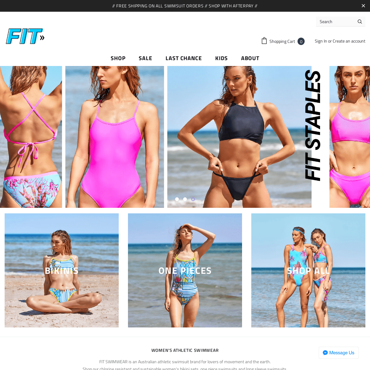 Shop Women's Athletic Swimwear Online - Swimsuits â€“ FIT SWIMWEAR