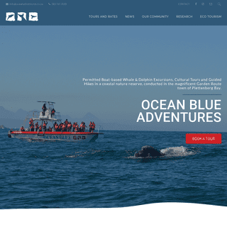 A complete backup of oceanadventures.co.za