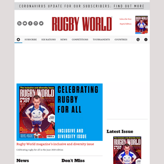 Rugby World - The world's best-selling rugby magazine