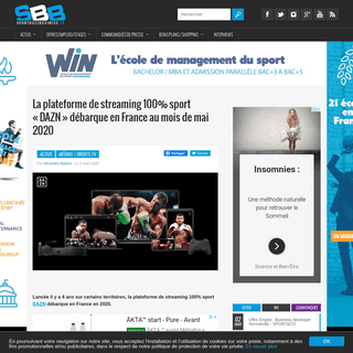 A complete backup of www.sportbuzzbusiness.fr/la-plateforme-de-streaming-100-sport-dazn-debarque-en-france-au-mois-de-mai-2020.h