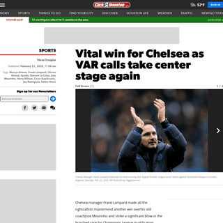 Vital win for Chelsea as VAR calls take center stage again