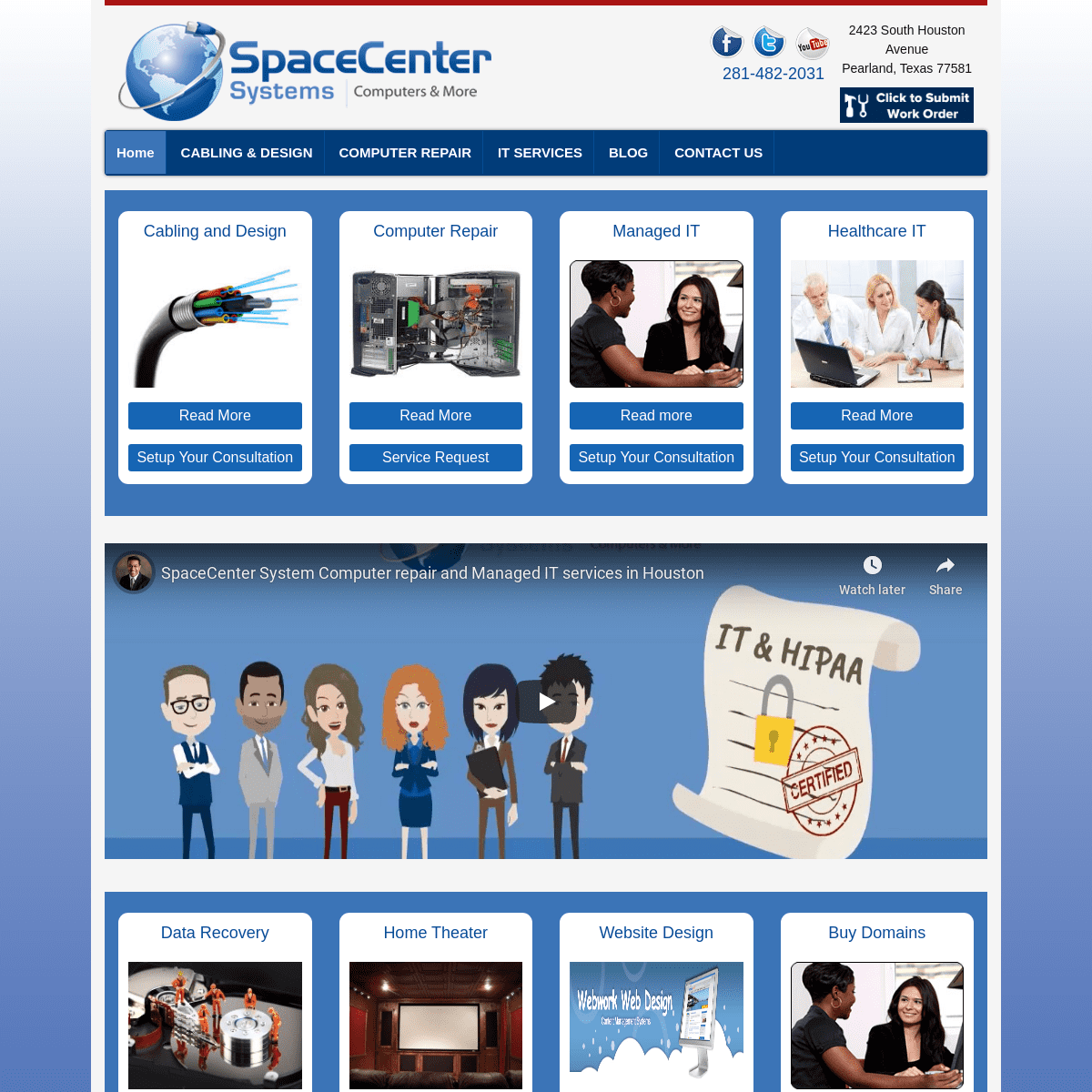 A complete backup of spacecentersystems.com