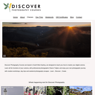 A complete backup of discoverphotographycourses.com.au