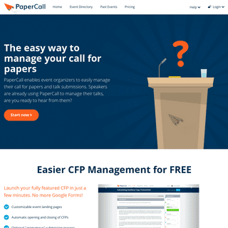 A complete backup of papercall.io