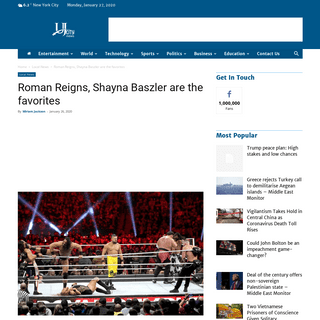 A complete backup of theunionjournal.com/roman-reigns-shayna-baszler-are-the-favorites/