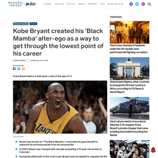A complete backup of www.pulselive.co.ke/bi/sports/kobe-bryant-created-his-black-mamba-alter-ego-as-a-way-to-get-through-the-low