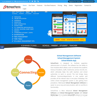 SchoolTonic - School Management Software - School Management System - School Mobile App