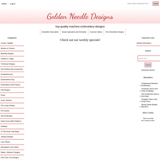 A complete backup of goldenneedledesigns.com
