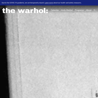 A complete backup of warhol.org