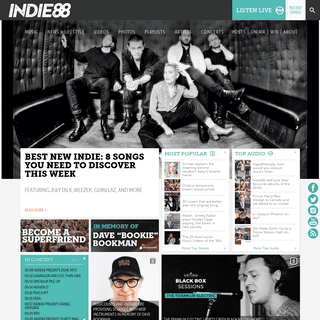 A complete backup of indie88.com