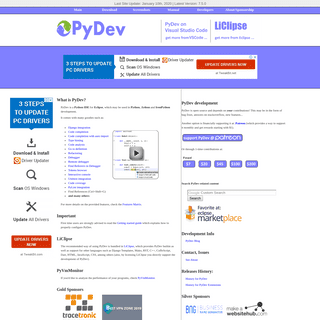 A complete backup of pydev.org