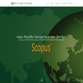 APSSR - Asia Pacific Social Science Review