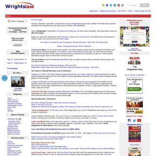 A complete backup of wrightslaw.com