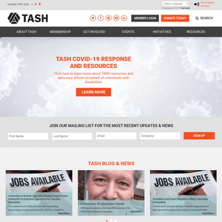 Disability Advocacy Organization - TASH