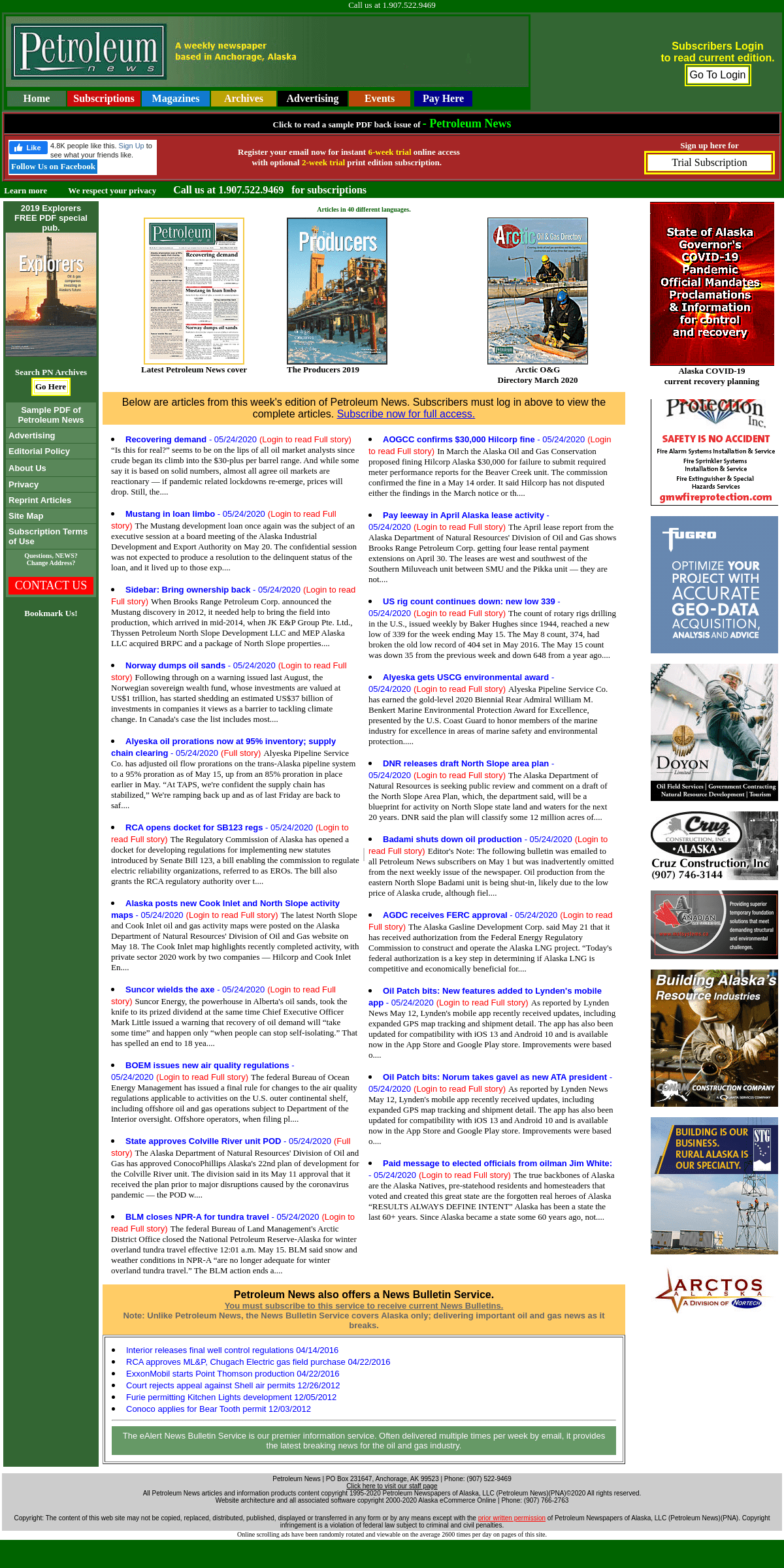 A complete backup of petroleumnews.com