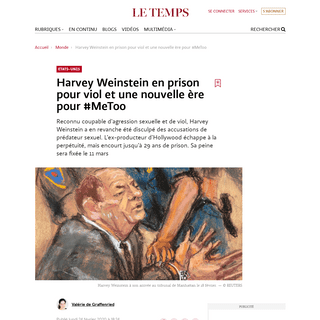 A complete backup of www.letemps.ch/monde/harvey-weinstein-prison-viol-une-nouvelle-ere-metoo